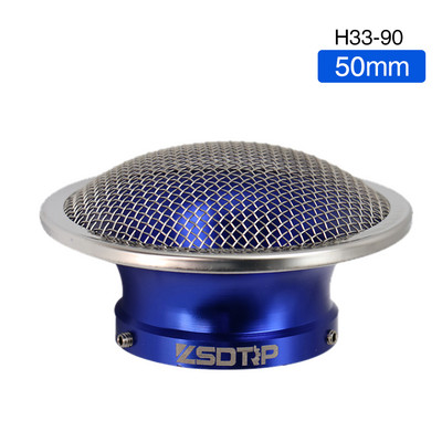 Cupă pentru filtru de aer ALCON-50mm Cupă modificată pentru claxon pentru carburator cu plasă potrivită pe PE PWK 21 24 26 28 30mm Carburator universal pentru motociclete