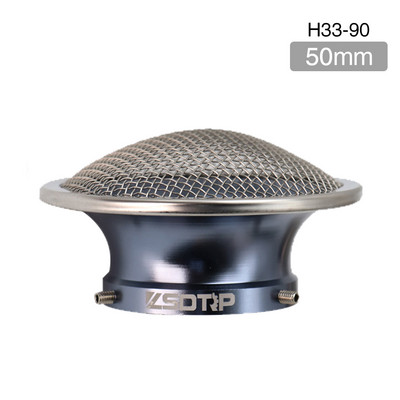 Cupă pentru filtru de aer ALCON-50mm Cupă modificată pentru claxon pentru carburator cu plasă potrivită pe PE PWK 21 24 26 28 30mm Carburator universal pentru motociclete