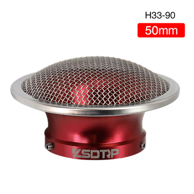 Cupă pentru filtru de aer ALCON-50mm Cupă modificată pentru claxon pentru carburator cu plasă potrivită pe PE PWK 21 24 26 28 30mm Carburator universal pentru motociclete