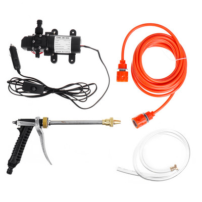 Spălătorie auto 12V Spălătorie auto Pompă pistol Dispozitiv de curățare cu înaltă presiune Îngrijire mașină Mașină de spălat rufe portabilă Dispozitiv de curățare electrică