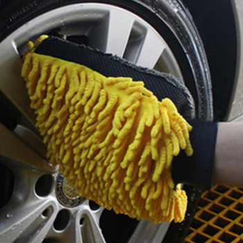 Coral Velvet Cleaning and Cleaning Tools Γάντια πλυσίματος αυτοκινήτου Microfiber Thick Rags Car Care Γάντια διπλής όψης Γάντια καθαρισμού