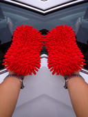 catifea coral prosop de spălat mașină bloc de burete mănuși de ștergere pentru mașini de curățare chenilia puternic absorbant urs prosop de mașină mănuși de praf