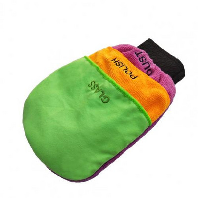1PS Γάντια Car Wax Mitt Car Wash 3 σε 1 Πολυλειτουργική πετσέτα καθαρισμού οχημάτων Mitt Mitt Microfiber