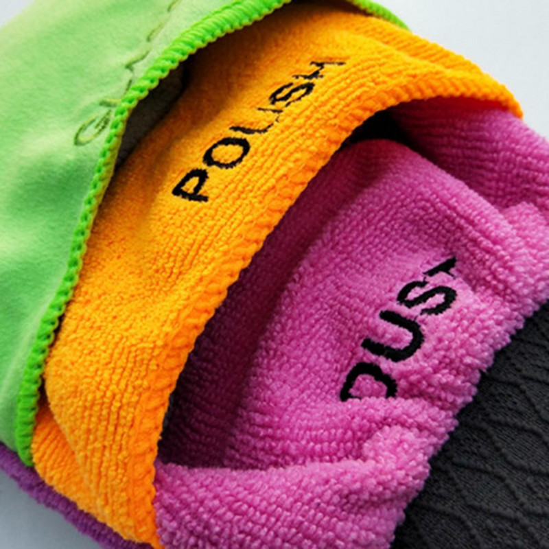 1PS Γάντια Car Wax Mitt Car Wash 3 σε 1 Πολυλειτουργική πετσέτα καθαρισμού οχημάτων Mitt Mitt Microfiber
