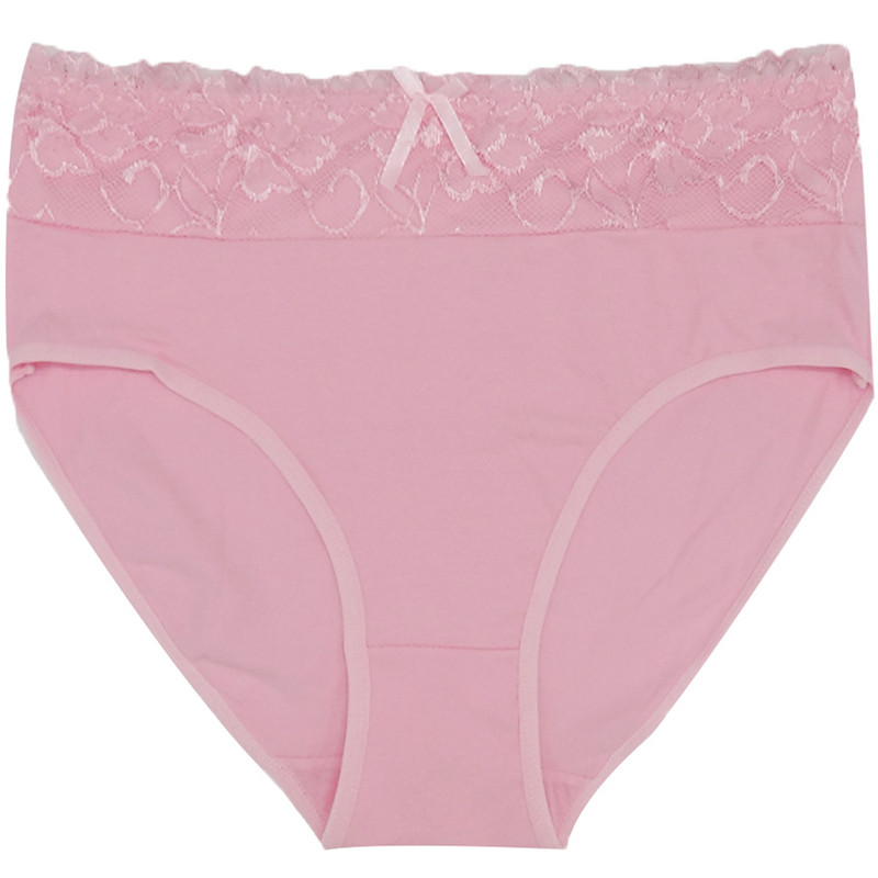 Γυναικείο βαμβακερό σλιπ σέξι ψηλόμεσο μασίφ δαντέλα συνονθύλευμα εσώρουχα στη μέση Γυναικεία σλιπ σε μέγεθος γυναικεία σλιπ εσώρουχα 3 τμχ/ παρτίδα