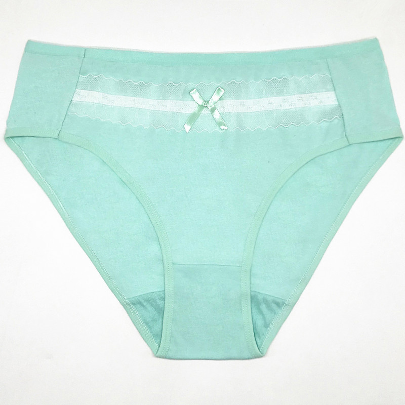 Γυναικείο βαμβακερό σλιπ σέξι ψηλόμεσο μασίφ δαντέλα συνονθύλευμα εσώρουχα στη μέση Γυναικεία σλιπ σε μέγεθος γυναικεία σλιπ εσώρουχα 3 τμχ/ παρτίδα