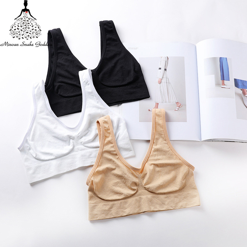 3 τμχ/σετ Σέξι Γυναικείο Σουτιέν Συν Μεγέθους Σουτιέν χωρίς ραφές Χωρίς μαξιλαράκια Εσώρουχα Ασύρματο Άνετο Active Brassiere Brassiere σουτιέν
