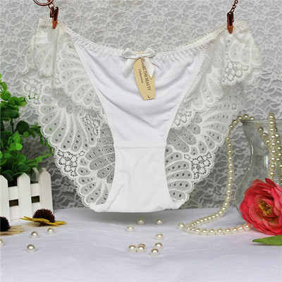 Awaytr Γυναικείες κιλότες Σλιπ σε μεγάλο μέγεθος ζεστό εσώρουχο για γυναικείο σώβρακο Hipster Σέξι εσώρουχα δαντέλα Μεταξωτό βαμβακερό κορδόνι μεγάλο XXXL