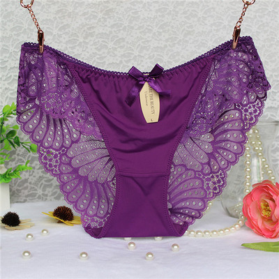 Awaytr Γυναικείες κιλότες Σλιπ σε μεγάλο μέγεθος ζεστό εσώρουχο για γυναικείο σώβρακο Hipster Σέξι εσώρουχα δαντέλα Μεταξωτό βαμβακερό κορδόνι μεγάλο XXXL