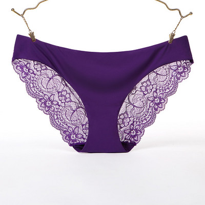 Awaytr Γυναικείες κιλότες Σλιπ σε μεγάλο μέγεθος ζεστό εσώρουχο για γυναικείο σώβρακο Hipster Σέξι εσώρουχα δαντέλα Μεταξωτό βαμβακερό κορδόνι μεγάλο XXXL