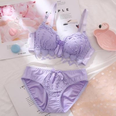 7 krāsas Sieviešu Push Up Apakšveļas Krūšturis un Biksītes Mežģīnes Bezvadu Krūštura Biksītes Sexy Bra Top Sieviešu Bezšuvju Liela izmēra apakšveļas komplekts