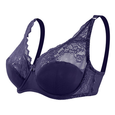 Sutiene pentru femei la modă Sutien sexy din dantelă Push Up Bralette de dimensiuni mari Cupă subțire Sutiene cu sârmă Lenjerie cu sârmă Lenjerie de corp Top CD Cup
