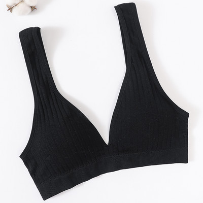 Sutien fără cusături Sutiene sport pentru femei Sutien cu plimbare Top Sutien pentru femei Deep V Lenjerie sexy pentru femei Bralette fără spate Lenjerie