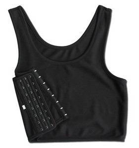S-5XL plakana krūšu saistviela Les Corset Tomboy Lesbiešu apakšveļa Sieviešu bezšuvju vasaras īsa veste Liela izmēra Tank Top Shaper Bustier