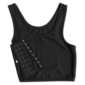 S-5XL Flat Breast Binder Les Corset Tomboy Λεσβιακά Εσώρουχα Γυναικεία Άνευ ραφής καλοκαιρινό κοντό γιλέκο Plus Size Tank Top Shaper Bustier