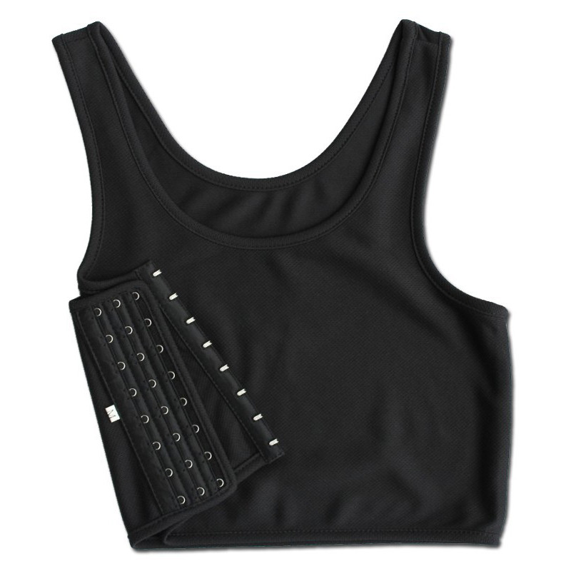 S-5XL plakana krūšu saistviela Les Corset Tomboy Lesbiešu apakšveļa Sieviešu bezšuvju vasaras īsa veste Liela izmēra Tank Top Shaper Bustier