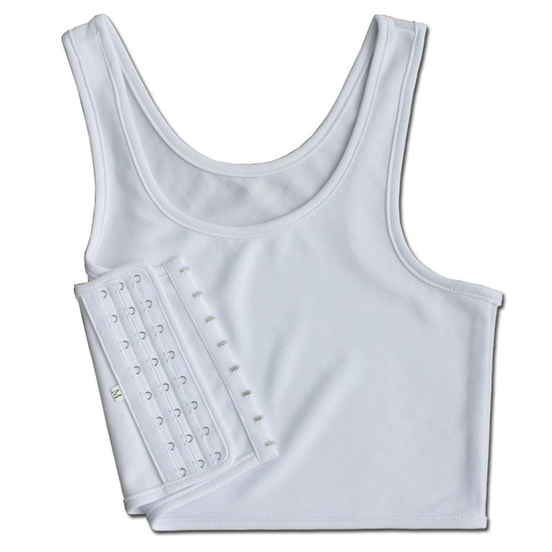 S-5XL plakana krūšu saistviela Les Corset Tomboy Lesbiešu apakšveļa Sieviešu bezšuvju vasaras īsa veste Liela izmēra Tank Top Shaper Bustier