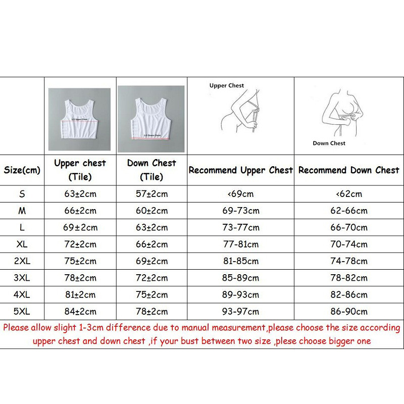S-5XL plakana krūšu saistviela Les Corset Tomboy Lesbiešu apakšveļa Sieviešu bezšuvju vasaras īsa veste Liela izmēra Tank Top Shaper Bustier