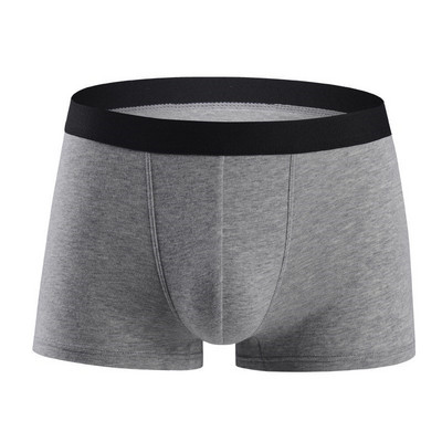 Meeste aluspüksid Puuvillane vabaaja meeste aluspesu Bokserid Hingavad meeste ühevärvilised aluspüksid Mugavad kvaliteetsed meeste lühikesed püksid