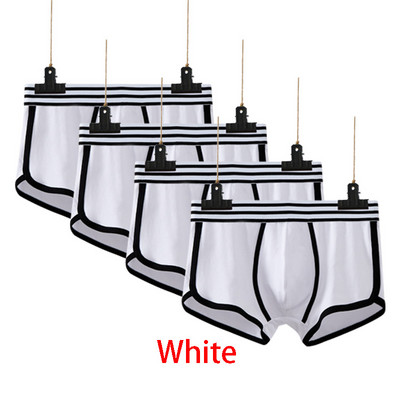 4tk Meeste Aluspesu bokser puuvillane Cuecas Boxers Meeste bokserid Aluspesu seksikas U kumer kott Meeste hingavad meeste aluspüksid