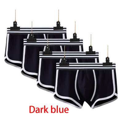 4tk Meeste Aluspesu bokser puuvillane Cuecas Boxers Meeste bokserid Aluspesu seksikas U kumer kott Meeste hingavad meeste aluspüksid