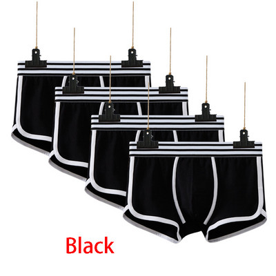 4tk Meeste Aluspesu bokser puuvillane Cuecas Boxers Meeste bokserid Aluspesu seksikas U kumer kott Meeste hingavad meeste aluspüksid