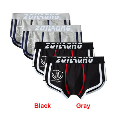 4tk Meeste Aluspesu bokser puuvillane Cuecas Boxers Meeste bokserid Aluspesu seksikas U kumer kott Meeste hingavad meeste aluspüksid