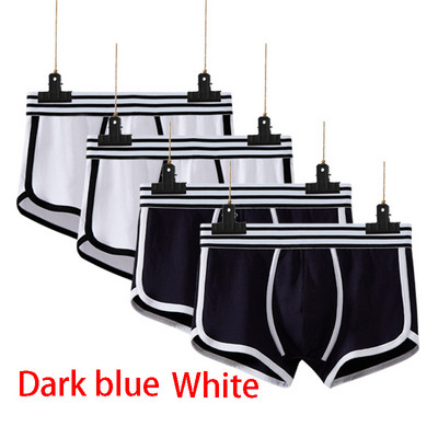 4tk Meeste Aluspesu bokser puuvillane Cuecas Boxers Meeste bokserid Aluspesu seksikas U kumer kott Meeste hingavad meeste aluspüksid