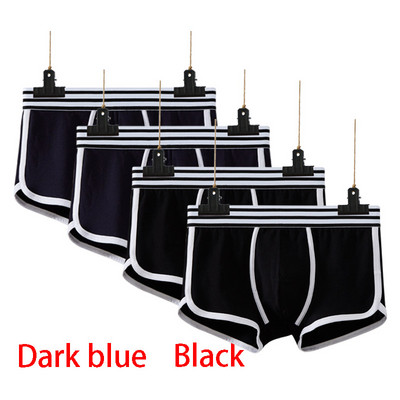 4tk Meeste Aluspesu bokser puuvillane Cuecas Boxers Meeste bokserid Aluspesu seksikas U kumer kott Meeste hingavad meeste aluspüksid