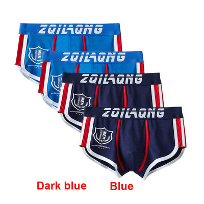 4tk Meeste Aluspesu bokser puuvillane Cuecas Boxers Meeste bokserid Aluspesu seksikas U kumer kott Meeste hingavad meeste aluspüksid