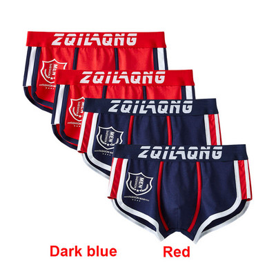 4tk Meeste Aluspesu bokser puuvillane Cuecas Boxers Meeste bokserid Aluspesu seksikas U kumer kott Meeste hingavad meeste aluspüksid