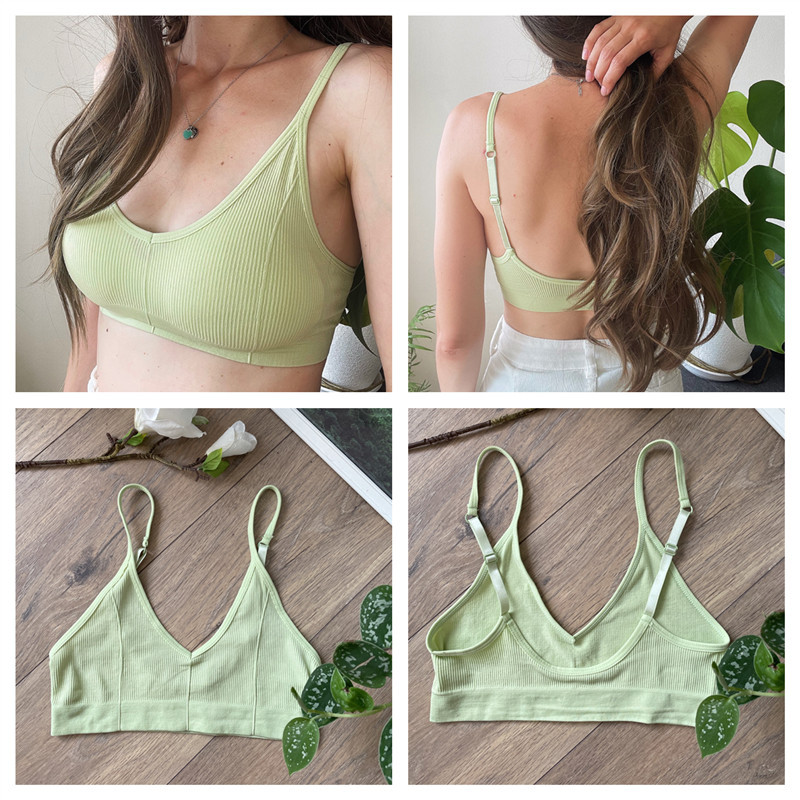 Seamless Tube Top Γυναικείο Σουτιέν με χαμηλή πλάτη Σέξι εσώρουχα Crop Tops Γυναικεία εσώρουχα χωρίς πλάτη Bralette Top Sexy Bandeau Adjust Strap
