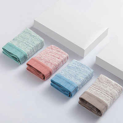 4vnt/partias Vyriškos kelnaitės Seksualūs apatiniai Vyriški medvilninės apatinės kelnaitės Patogios spausdintos kelnaitės Vyriškas apatinis trikotažas, kvėpuojantis snapeliai