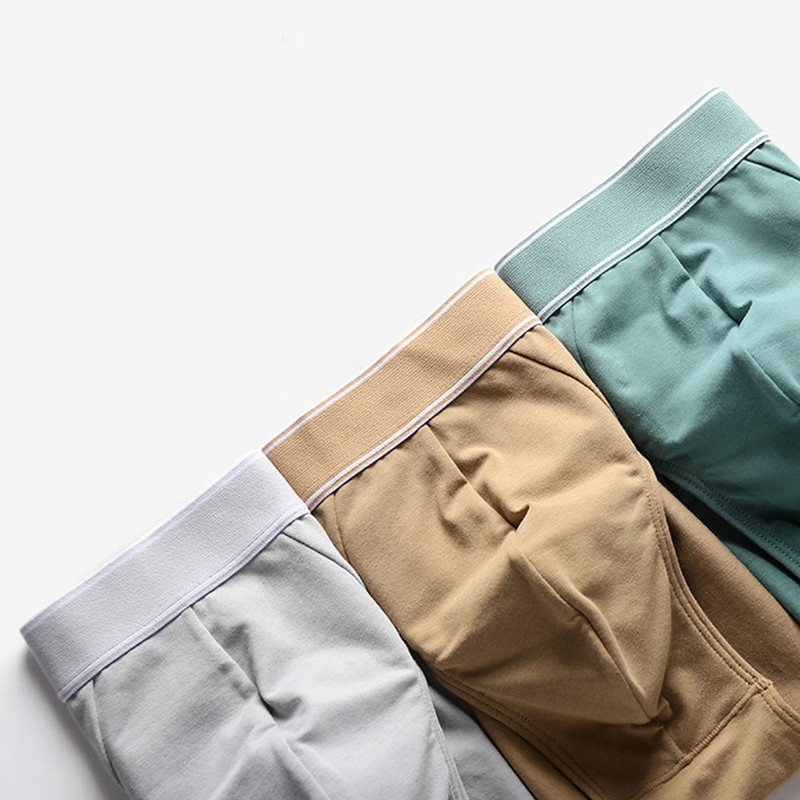 4vnt/partias Vyriškos kelnaitės Seksualūs apatiniai Vyriški medvilninės apatinės kelnaitės Patogios spausdintos kelnaitės Vyriškas apatinis trikotažas, kvėpuojantis snapeliai