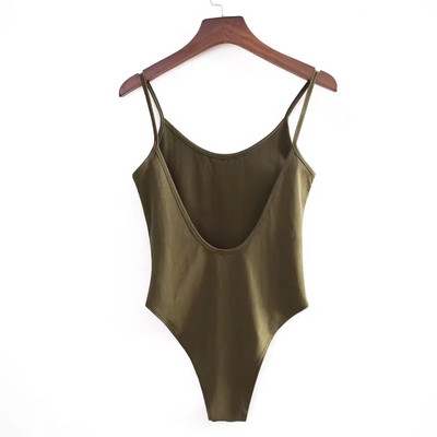 Σέξι εξώπλατη εφαρμογή Romper Body Bodysuit Γυναικεία Slim Spaghetti Strap Skinny Tight Playsuits Streetwear Undershirt