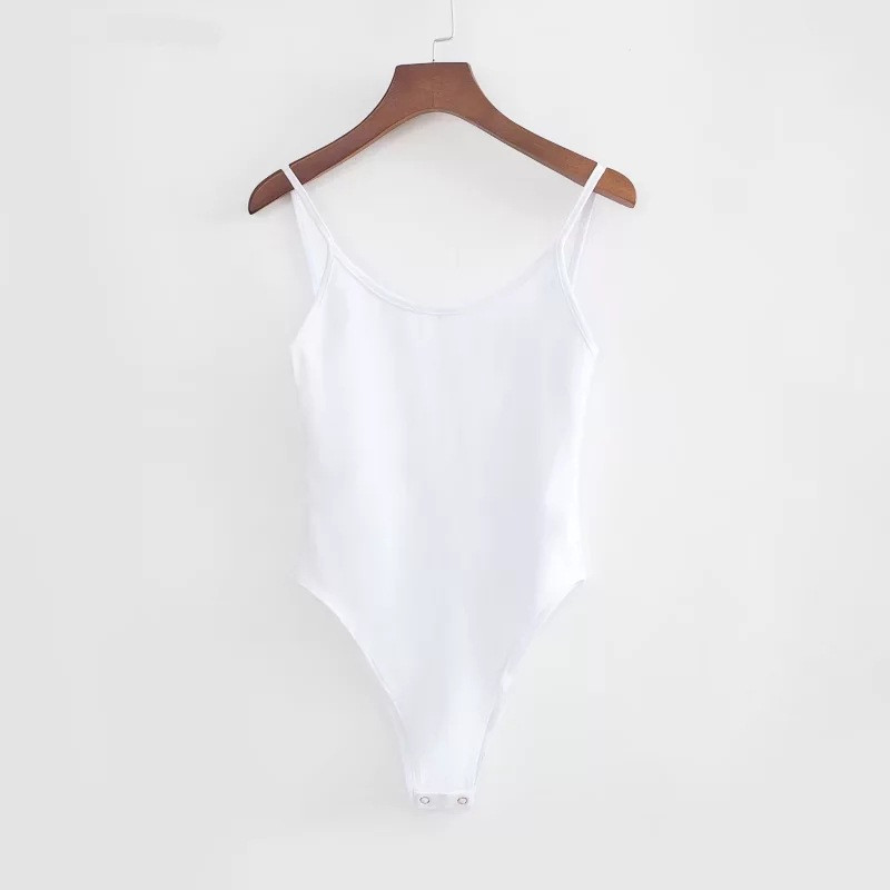 Σέξι εξώπλατη εφαρμογή Romper Body Bodysuit Γυναικεία Slim Spaghetti Strap Skinny Tight Playsuits Streetwear Undershirt