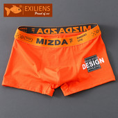 EXILIENS naujos prekės ženklo DESIGN Boxer Vyriški apatiniai medvilniniai Bermuda Ropa Vidiniai Vyriški Bokseriai Cuecas Masculinas Vyras Calzoncillos M-3XL