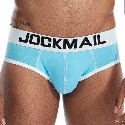 JOCKMAIL Σέξι ανδρικά εσώρουχα Cuecas Calzoncillos Slip  εσώρουχα U κυρτή θήκη που αναπνέει βαμβακερά ανδρικά σορτς