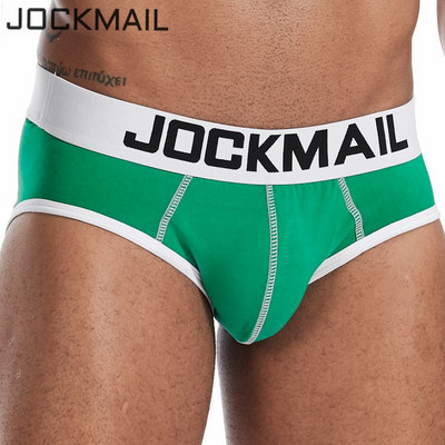 JOCKMAIL Σέξι ανδρικά εσώρουχα Cuecas Calzoncillos Slip  εσώρουχα U κυρτή θήκη που αναπνέει βαμβακερά ανδρικά σορτς