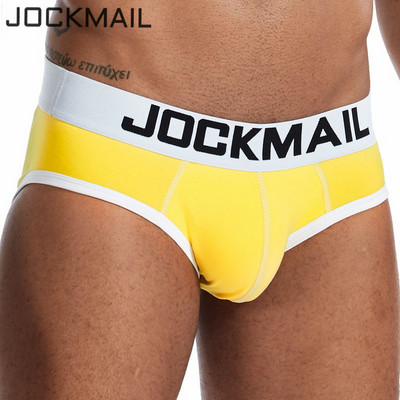 JOCKMAIL Σέξι ανδρικά εσώρουχα Cuecas Calzoncillos Slip  εσώρουχα U κυρτή θήκη που αναπνέει βαμβακερά ανδρικά σορτς