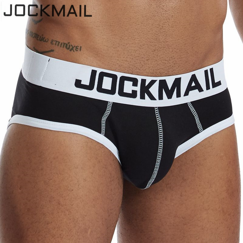 JOCKMAIL Σέξι ανδρικά εσώρουχα Cuecas Calzoncillos Slip  εσώρουχα U κυρτή θήκη που αναπνέει βαμβακερά ανδρικά σορτς