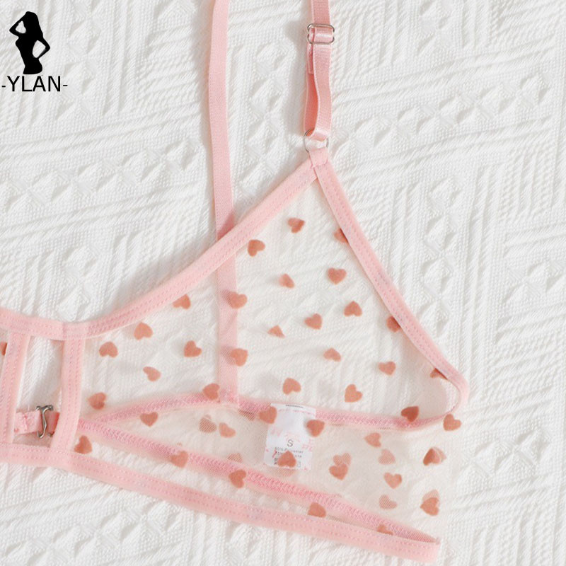 Sieviešu apakšveļas komplekts, mīlestības apdruka