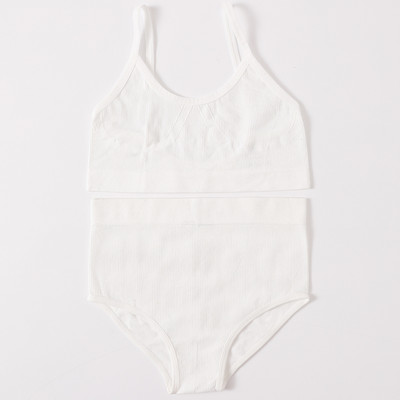 Õmblusteta naiste rinnahoidja aluspükste komplekt Push Up rinnahoidja Crop Top kõrge vöökohaga aluspüksid Seksikas pesukomplekt Madal seljaosa Bralette Fitness aluspesu komplekt