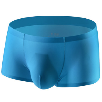 Безшевни мъжки боксери Soft Cueca Мъжко бельо Masculina Боксерки Spandex 3D Crotch Boxer Найлонови гащи Мъжки къси панталони Slip 00806