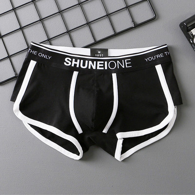 Boxer din bumbac marca EXILIENS anilor '40 Lenjerie intimă pentru bărbați Bermuda Ropa Interior Hombre Boxeri pentru bărbați Cuecas Masculinas Bărbați Calzoncillos S-XXL