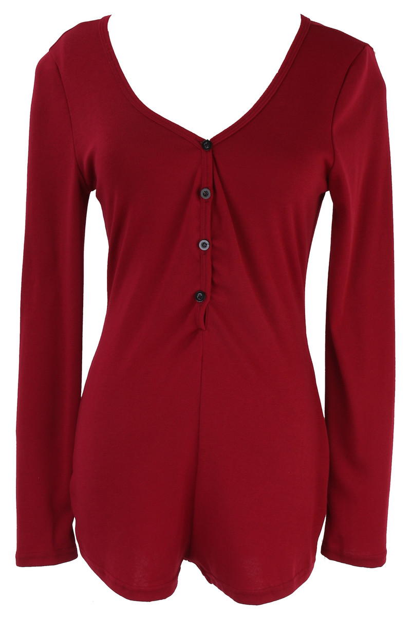 Γυναικεία Clubwear Ολόσωμη φόρμα Romper Παντελόνι Playsuit Μακρυμάνικο V-λαιμόκοψη Καλοκαιρινό Playsuit Bodycon Σαλοπέτα Γυναικεία μόδα σορτς