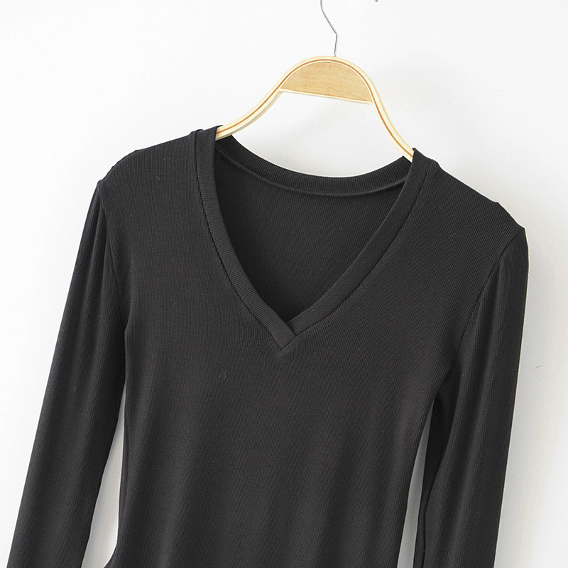 BRADELY MICHELLE 2019 Φθινόπωρο σέξι γυναικείες λεπτές μπλούζες με μακρυμάνικο λαιμόκοψη βαμβακερά πλεκτά κορμάκια με κρυφά κουμπιά Jumpsuis