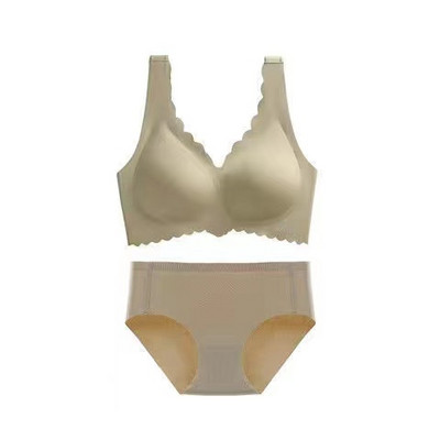 Ženski bešavni seksi grudnjak, modni push-up grudnjak bez čeličnog prstena, donje rublje, push-up grudnjak s podstavljenim gornjim dijelom Crno donje rublje