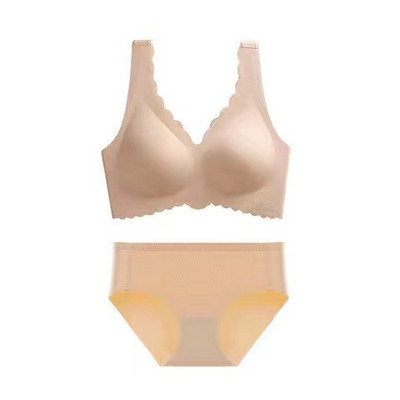 Ženski bešavni seksi grudnjak, modni push-up grudnjak bez čeličnog prstena, donje rublje, push-up grudnjak s podstavljenim gornjim dijelom Crno donje rublje