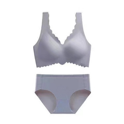 Ženski bešavni seksi grudnjak, modni push-up grudnjak bez čeličnog prstena, donje rublje, push-up grudnjak s podstavljenim gornjim dijelom Crno donje rublje